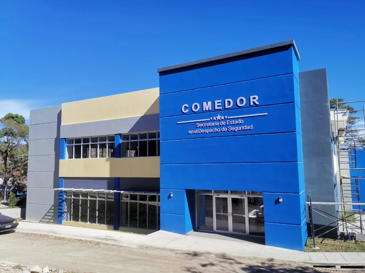 Construcción del Comedor-Cocina de la Secretaria de Seguridad / Policía Nacional